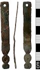 Medieval strap end 1 from NHER 50108  © Norfolk County Council