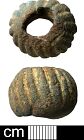 Romano-British bead from NHER 13603  © Norfolk County Council