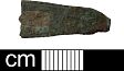 Middle Saxon strap end from NHER 30181  © Norfolk County Council