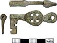 Middle Saxon key from NHER 3257  © Norfolk County Council
