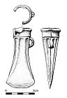 Drawing of a Late Bronze Age socketed axe.  © S. White and the Norfolk Museums and Archaeology Service