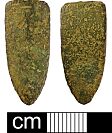 Early Saxon strap-end from NHER 24833  © Norfolk County Council