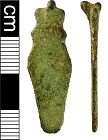 Romano-British Strap End from NHER 28370  © Norfolk County Council
