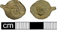 Post medieval cloth seal from NHER 9815  © Norfolk County Council