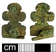 Medieval strap end from NHER 21872  © Norfolk County Council