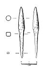 Late Bronze Age awl from NHER 28498  © Norfolk County Council