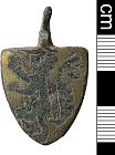 Medieval harness pendant from NHER 20913  © Norfolk County Council