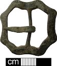 Medieval buckle from NHER 8966  © Norfolk County Council
