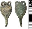 Late Saxon hooked tag from NHER 29924  © Norfolk County Council