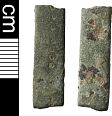 Early Saxon girdle hanger from NHER 25464  © Norfolk County Council