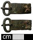 Middle Saxon/Late Saxon buckle from NHER 28370  © Norfolk County Council