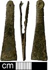 Middle Saxon/Late Saxon strap end from NHER 28370  © Norfolk County Council