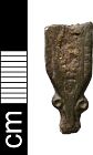Middle Saxon/Late Saxon strap end from NHER 40907  © Norfolk County Council