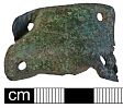 Medieval harness mount from NHER 1176  © Norfolk County Council