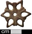 Post-medieval rowel spur from NHER 36232  © Norfolk County Council