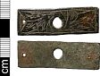Medieval strap fitting from NHER 31402  © Norfolk County Council