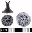 Medieval seal matrix from NHER 33006  © Norfolk County Council