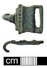 Post-medieval dress hook from NHER 29015  © Norfolk County Council