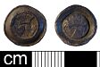 Post-medieval cuff link from NHER 31080  © Norfolk County Council