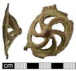 Post-medieval harness mount from NHER 3708  © Norfolk County Council