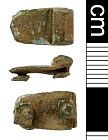 Medieval strap end from NHER 33611  © Norfolk County Council