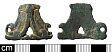 Early Saxon sleeve clasp from NHER 28498  © Norfolk County Council