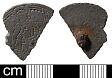 Post-medieval button from NHER 41717  © Norfolk County Council