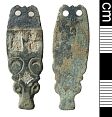 Middle Saxon/Late Saxon strap end from NHER 39566  © Norfolk County Council