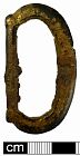 Medieval buckle from NHER 17286  © Norfolk County Council