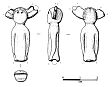 Early Saxon figurine from NHER 11461  © Norfolk County Council