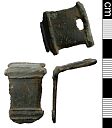 Post-medieval furniture fitting  from NHER 29304  © Norfolk County Council