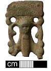 Early Saxon strap end from NHER 11776  © Norfolk County Council