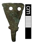 Middle Saxon/Late Saxon hooked tag from NHER 19167  © Norfolk County Council