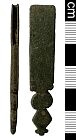 Medieval strap end from NHER 28370  © Norfolk County Council