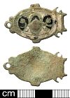 Post-medieval clasp from NHER 6956  © Norfolk County Council