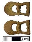 Post-medieval buckle frame from NHER 41095  © Norfolk County Council