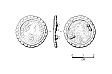 Drawing of a Late Saxon Anglo-Scandinavian brooch from NHER 24003  © Norfolk County Council