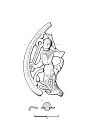 Drawing of medieval furniture fitting from NHER 35718  © Norfolk County Council