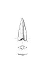 Drawing of a Middle Bronze Age spearhead from NHER 28691  © Norfolk County Council