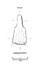 Drawing of a Late Bronze Age razor from NHER 34621  © Norfolk County Council