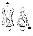 Drawing of a medieval swivel component  © Norfolk County Council