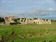 The ruins of Castle Acre Priory showing the Prior's lodgings and the cloisters  © Norfolk Museums & Archaeology Service