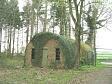 A World War Two Nissen hut at the edge of Hockering Wood  © Norfolk Museums & Archaeology Service