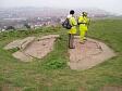 The concrete base of a World War Two observation post  © Norfolk Museums & Archaeology Service