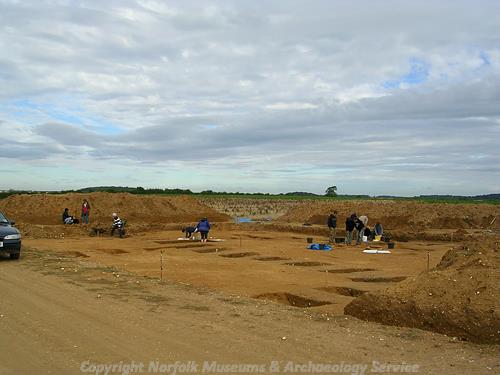 Excavations by SHARP on the site of a Roman farm.