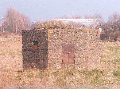 Great War pillbox, A47 Acle Straight, Great Yarmouth
