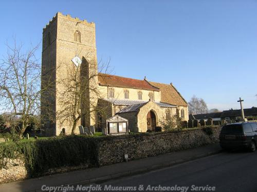 St. George's Parish Church, Gooderstone. One of Simon Jenkin's 1000 best churches.
