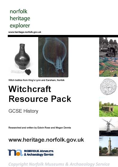 Photograph of the front cover of the Witchcraft Resource Pack.