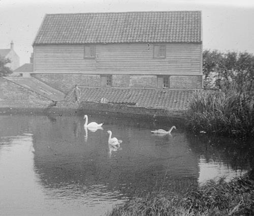 Photograph of Mundesley mill pond. From Picture Norfolk.