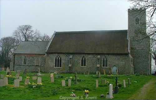 Photograph of St Margaret's Church, Paston. Photograph from www.norfolkchurches.co.uk